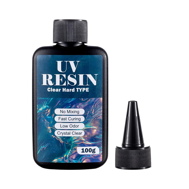 UV Resin Kit - Fast Curing UV Resin with Mixing Tools for Jewelry Making and other projects