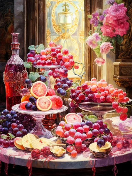 Fruit and Flowers Diamond Painting