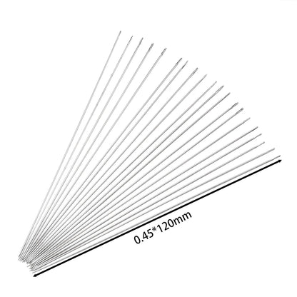 30pcs Stainless Steel Beading Needles
