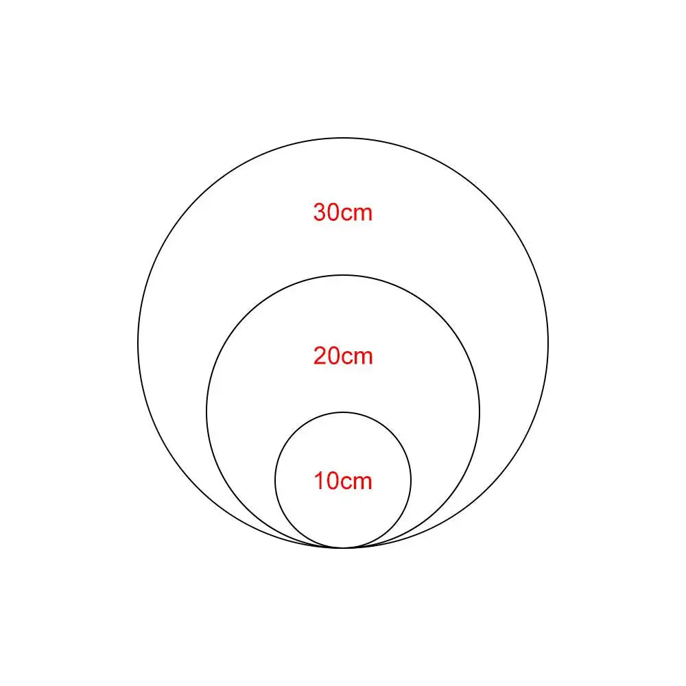 Round Canvas in 3 Sizes for Acrylic and Oil Painting
