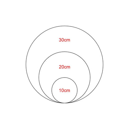 Round Canvas in 3 Sizes for Acrylic and Oil Painting