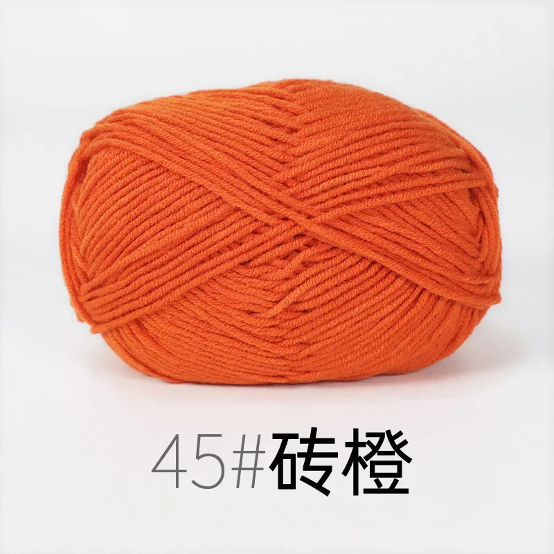 Organic Cotton Yarn 4ply - 1 Ball is 50g of Soft Yarn