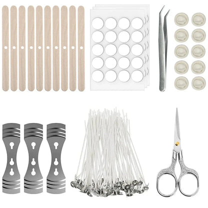 Candle Making Kit with Pouring Pot, Wax Melting Hot Plate, Candle Making Supplies
