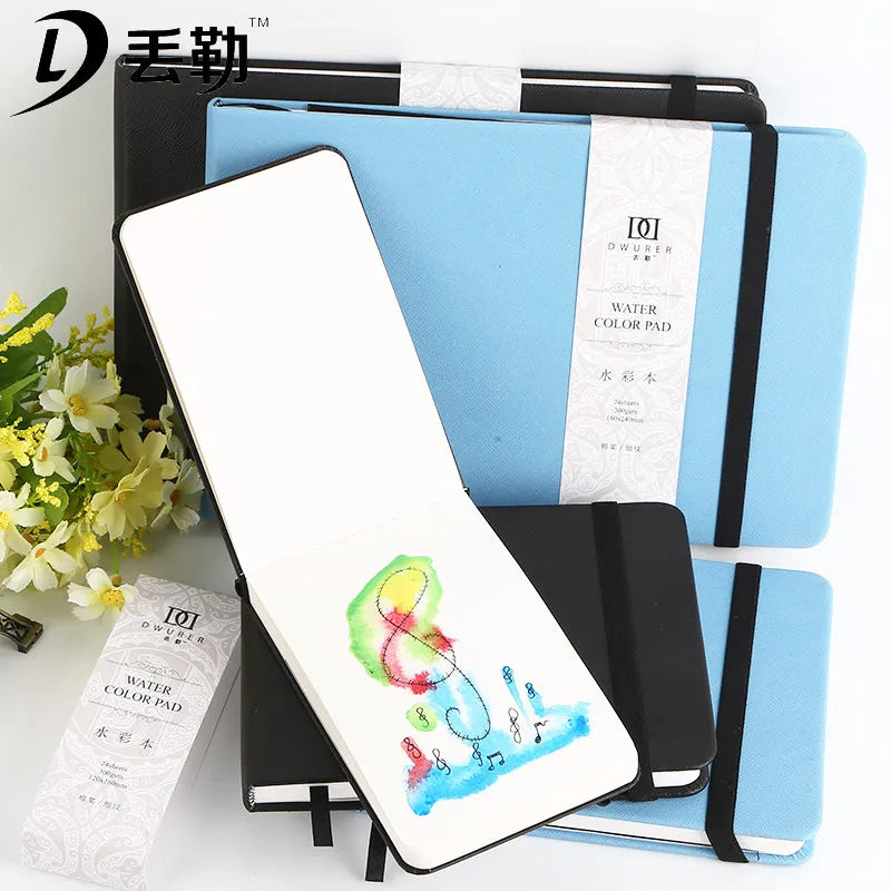 Watercolor Notebook, Medium Texture Watercolor Paper 300g