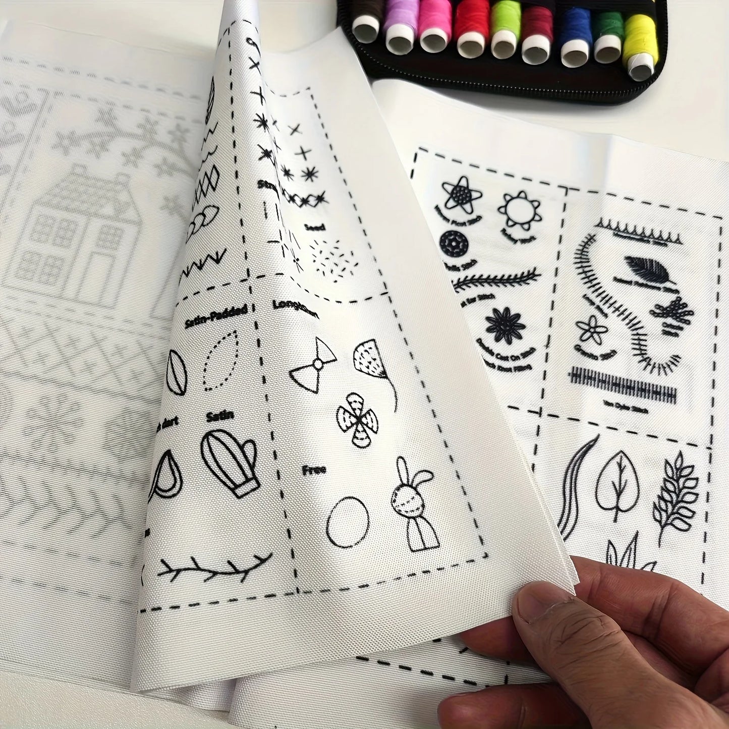 Embroidery Stitch Book - Hand Sewing Guide for Beginners