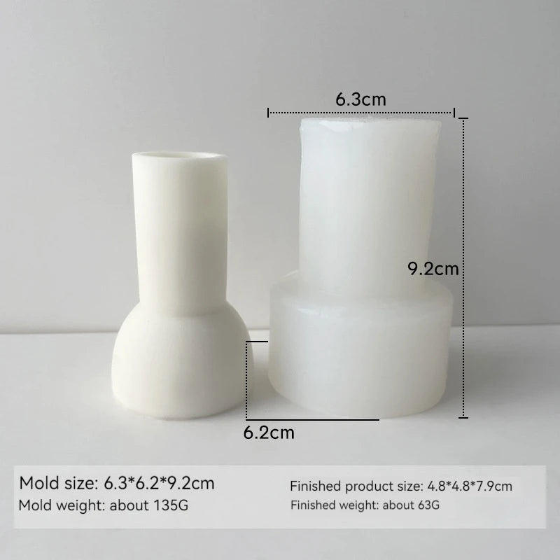 Taper Silicone Molds for Candle Making: 16  Styles - 1 option for a 61 meter Roll of Cotton Wick
