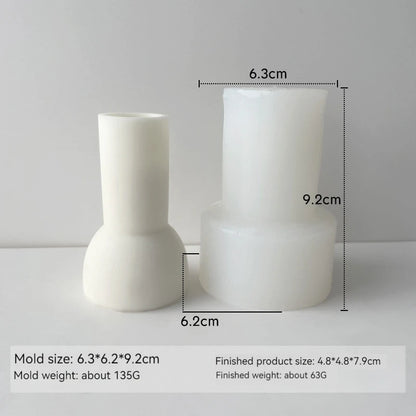 Taper Silicone Molds for Candle Making: 16  Styles - 1 option for a 61 meter Roll of Cotton Wick
