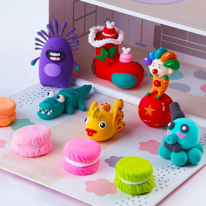24 Colors Air Dry Clay - No-Bake No Mess