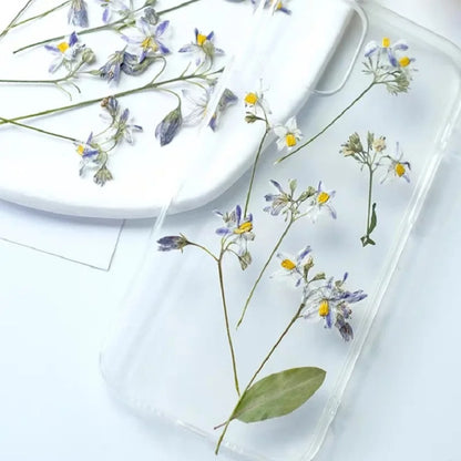 50pcs Pressed Dried Iris Flowers for Resin Crafts