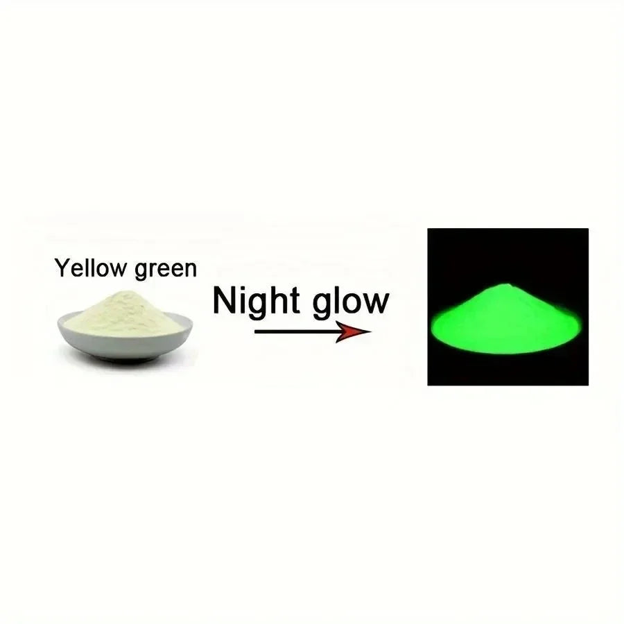 Luminous Powder Pigment for Candle Making - glows in the dark