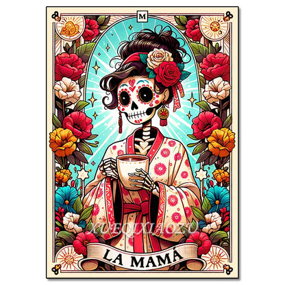 Diamond Art Painting Kit - Skeleton Ladies - Halloween Themes