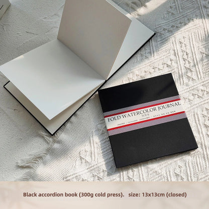 Accordion Watercolor Book Cotton
