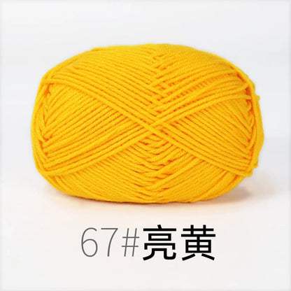 Organic Cotton Yarn 4ply - 1 Ball is 50g of Soft Yarn