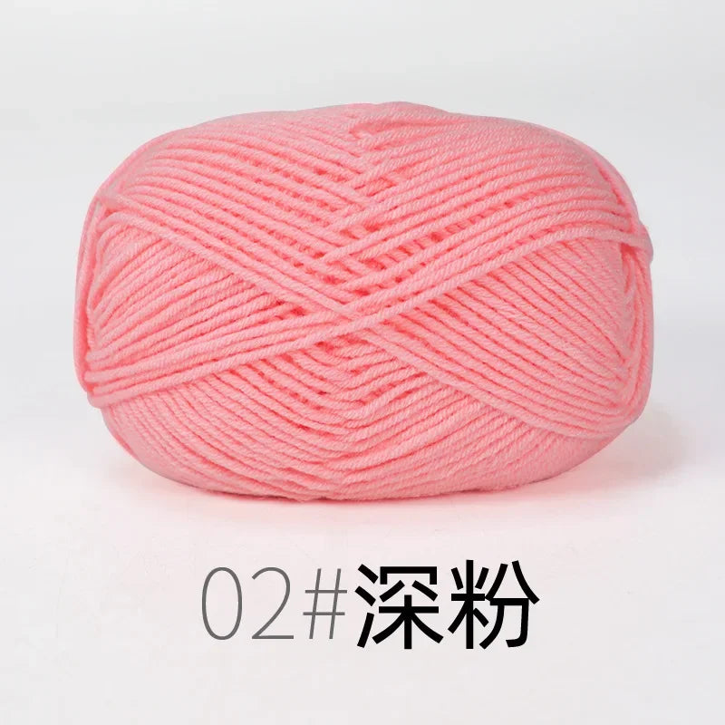 Organic Cotton Yarn 4ply - 1 Ball is 50g of Soft Yarn