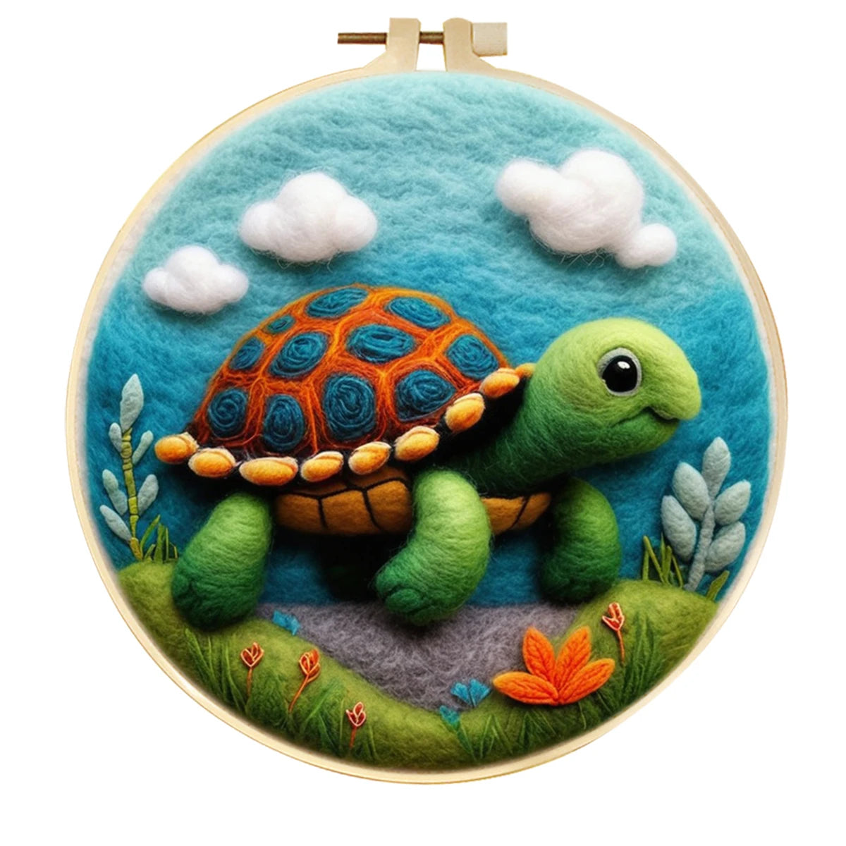Wool Felting  For Adults - Baby Hedgehog and Turtles