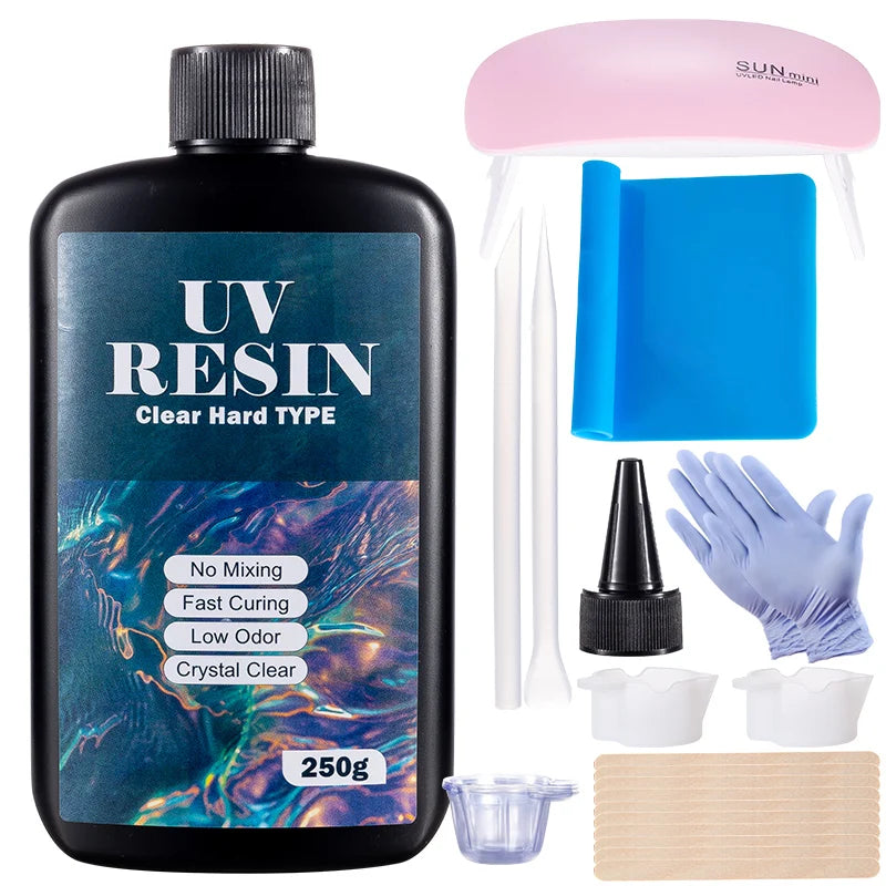 200-350g UV Resin Kits with Light