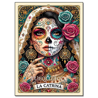 Diamond Art Painting Kit - Skeleton Ladies - Halloween Themes