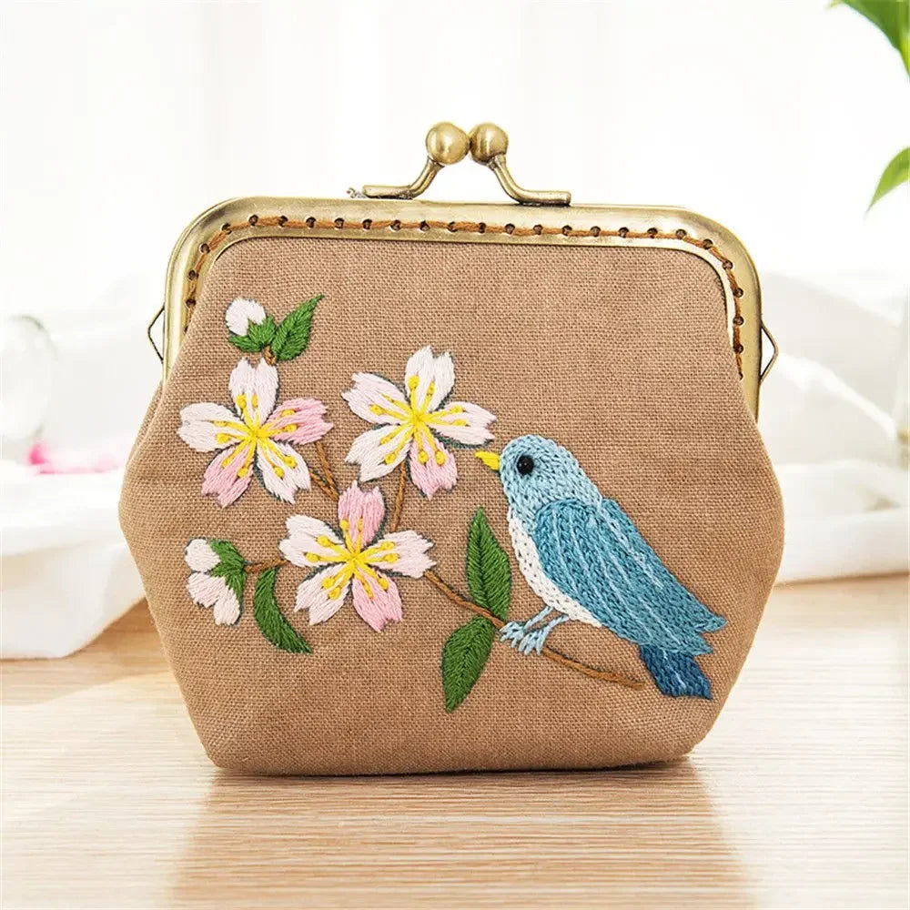Embroidery Coin Purse Kit