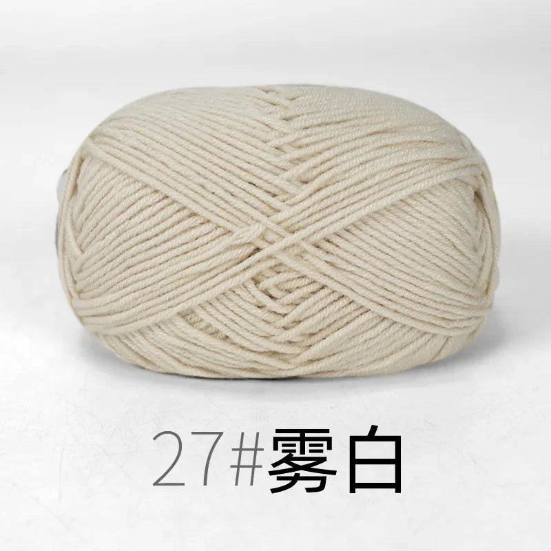 Organic Cotton Yarn 4ply - 1 Ball is 50g of Soft Yarn