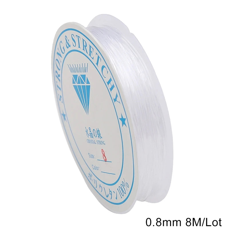 0.8mm nylon beading thread - 8m