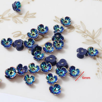 Mini Resin Flower Petals For Jewelry Making - 100pcs, 6mm