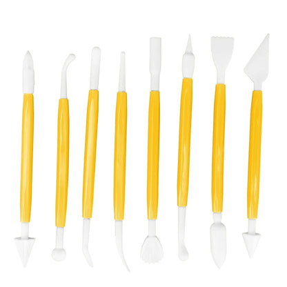 8-piece Set of Ultra-light Clay Tools