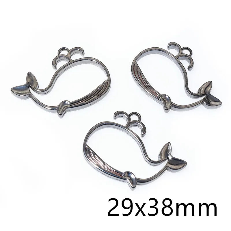 Hollow Metal UV Resin or Epoxy Resin Frame for Jewelry Making