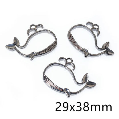 Hollow Metal UV Resin or Epoxy Resin Frame for Jewelry Making