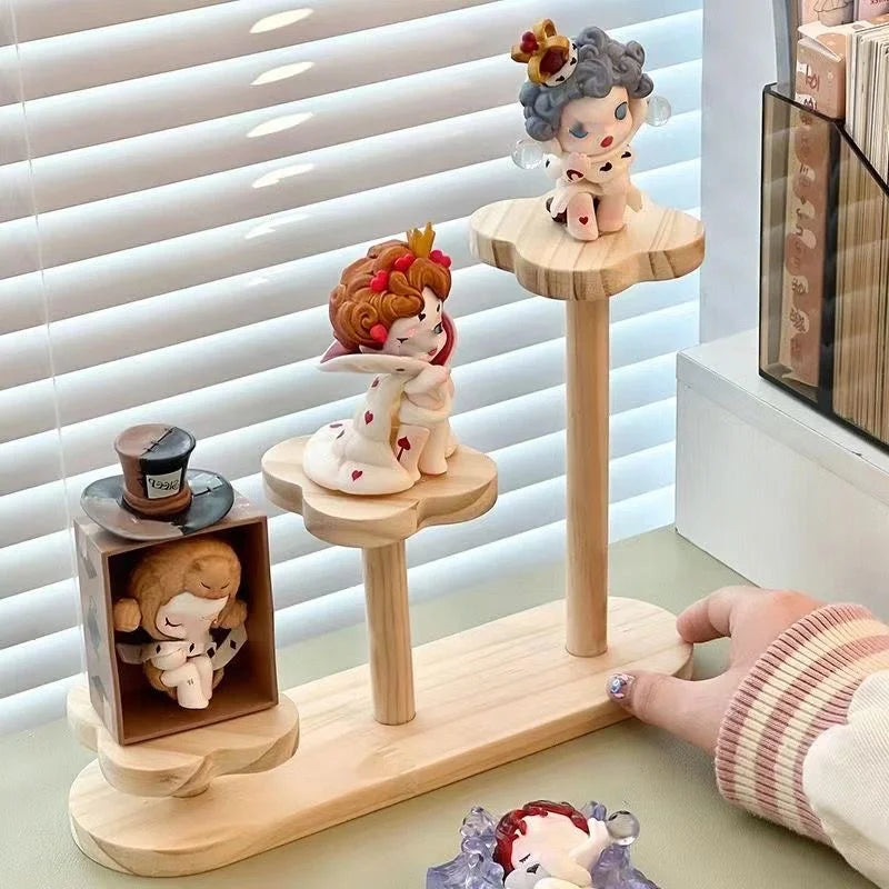 Wooden Display Riser Stand for Wool Felting and Crochet Creations