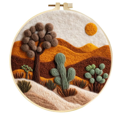 Landscape Pattern Wool Felting Kit