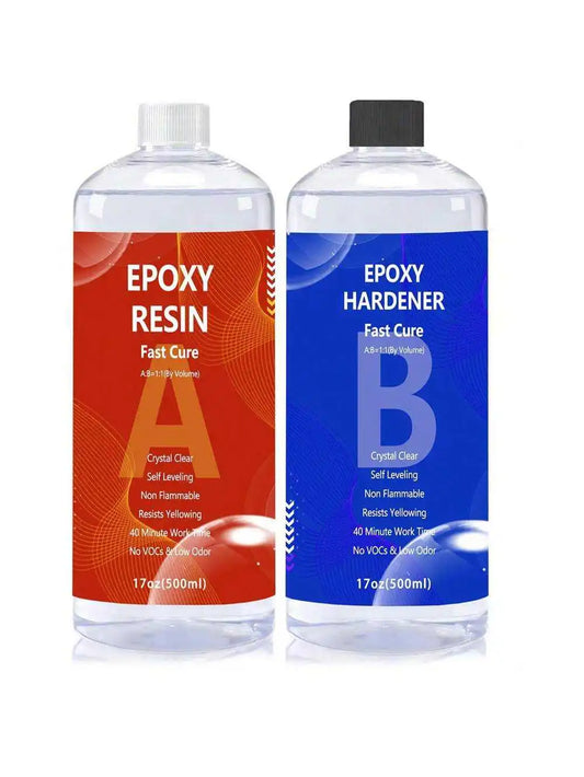 1:1 Epoxy Resin 500ml - Crystal Clear