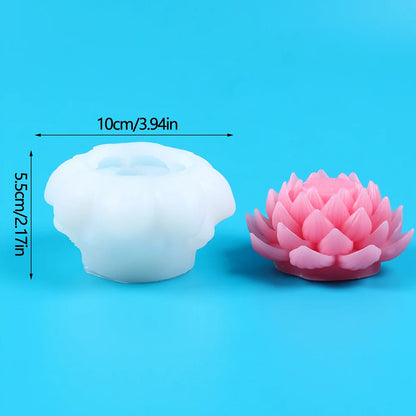 Lotus Silicone Mold for Candle Making
