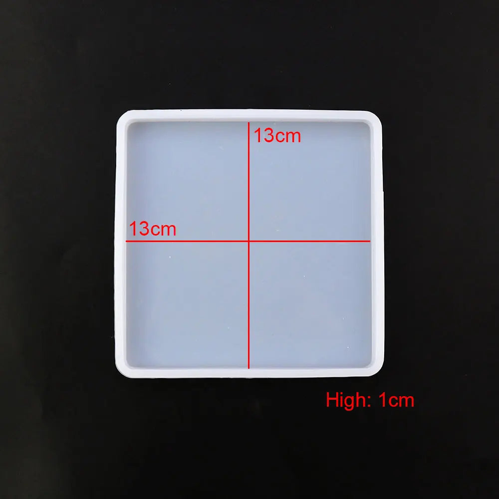 Silicone Cylinder, Hexagon, Square, Rectangle or Cuboid Resin Molds or Candle Making Molds - Different Sizes Available