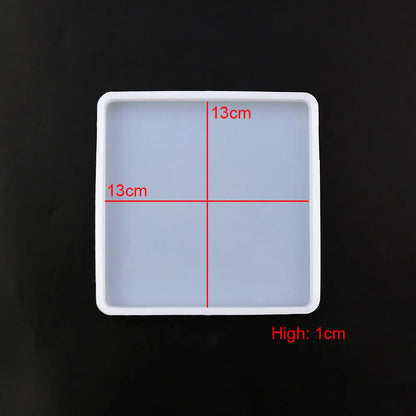 Silicone Cylinder, Hexagon, Square, Rectangle or Cuboid Resin Molds or Candle Making Molds - Different Sizes Available