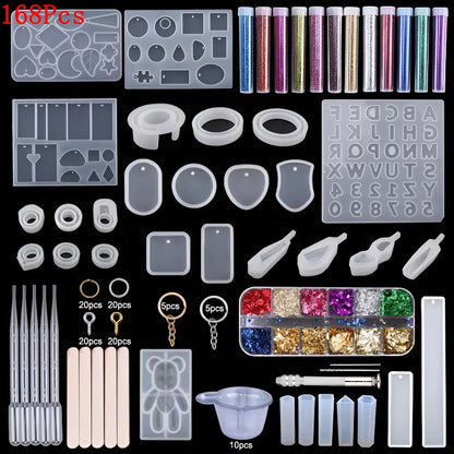 Silicone Molds Kit for Resin Jewelry Casting