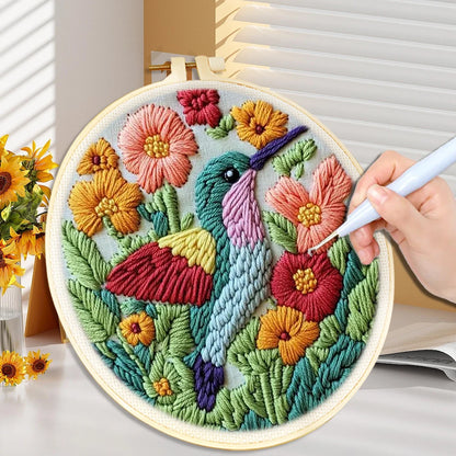 Punch Needle Embroidery Kit - Variety of Birds