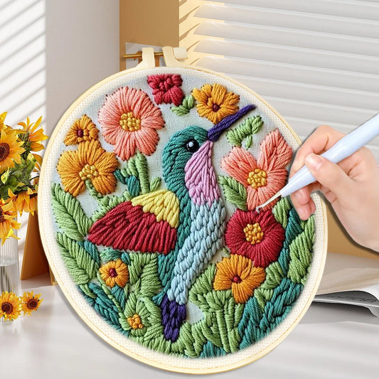 Punch Needle Embroidery Kit - Variety of Birds