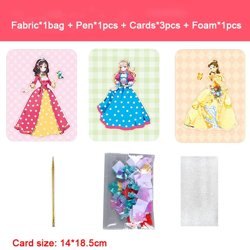 Children's Fabric Art - Poke and Puncture Painting for Kids