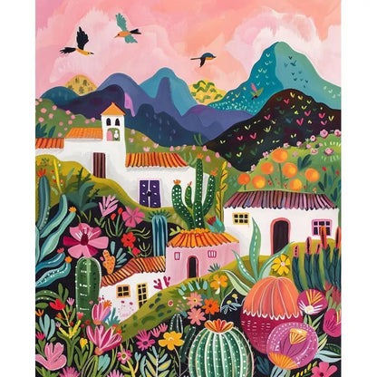 Scenery Painting By Numbers Kit