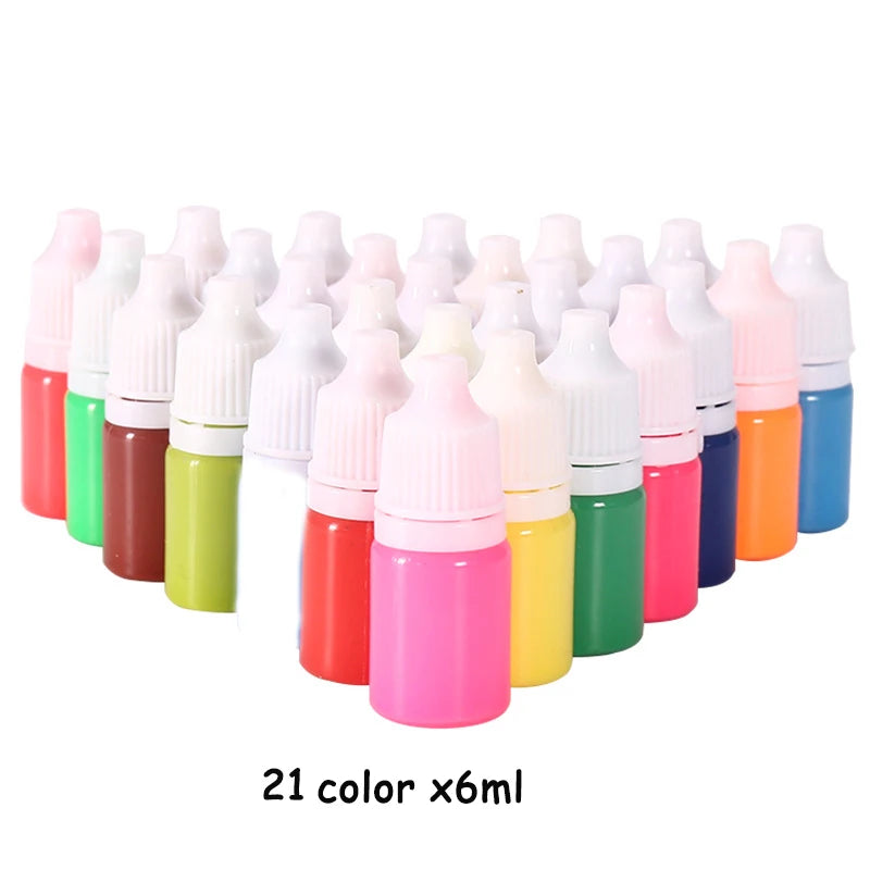 Marble Painting Kit For Kids, Great Arts And Crafts Project: Ideal Gift comes with either 6, 12, or 24 Colors