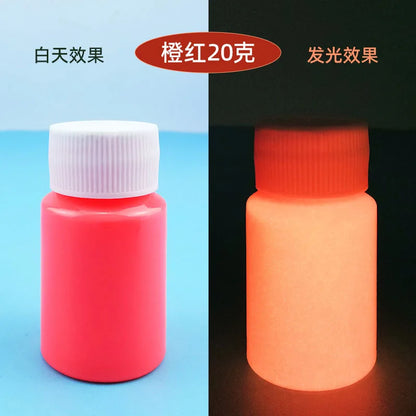 15g Bottle Luminous Powder Pigment for Epoxy Resin Glow In The Dark Jewelry Making Supplies