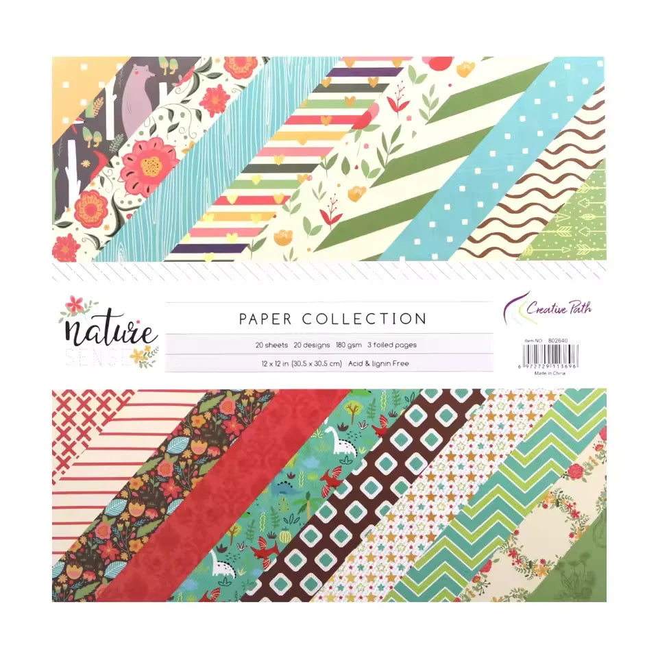 12 Inch Scrapbooking Paper 30x30 cm