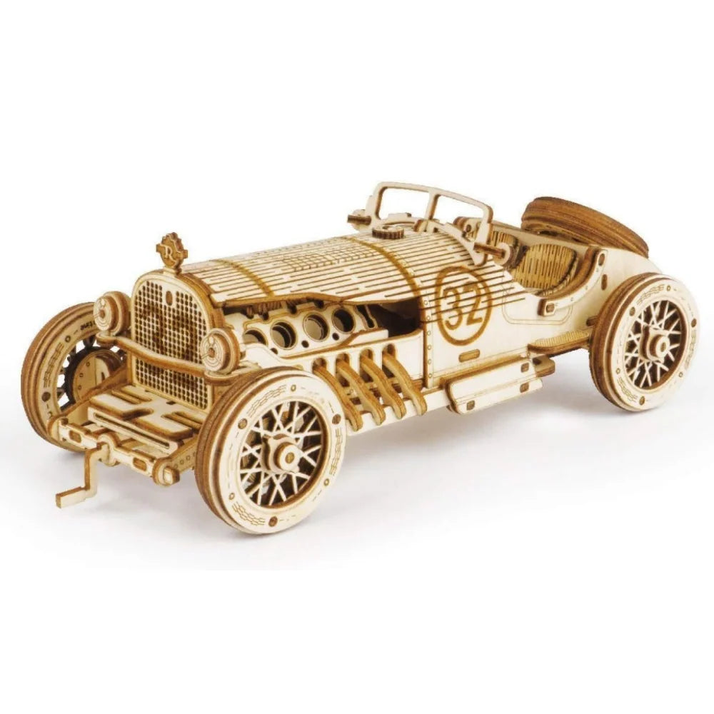 Classic Car and Train 3D Wooden Puzzle Kits