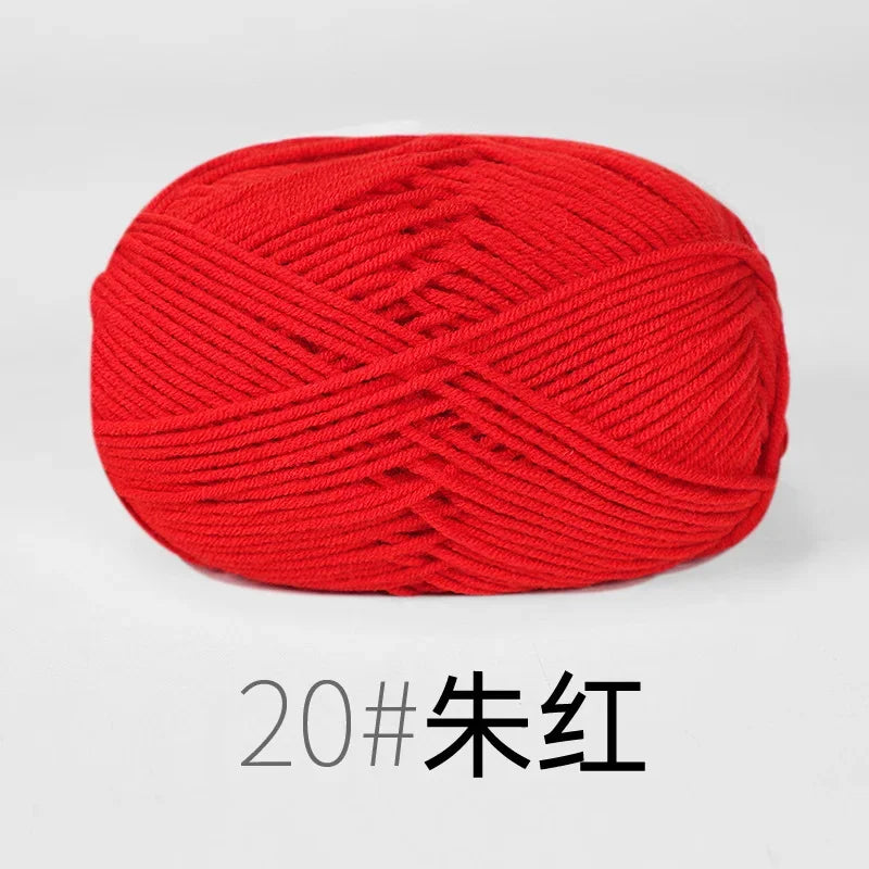Organic Cotton Yarn 4ply - 1 Ball is 50g of Soft Yarn