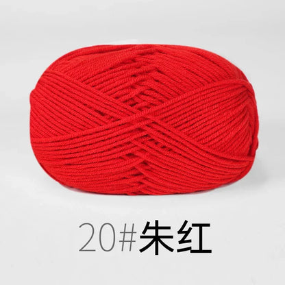 Organic Cotton Yarn 4ply - 1 Ball is 50g of Soft Yarn