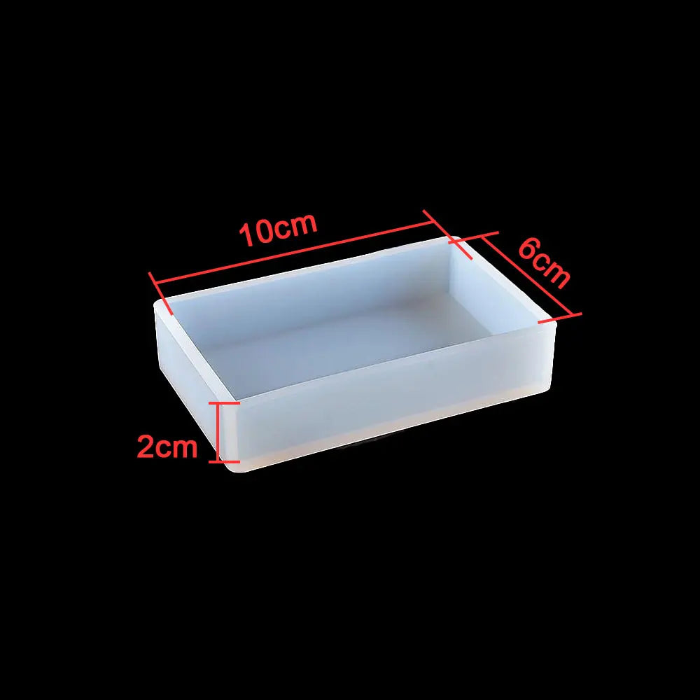 Silicone Cylinder, Hexagon, Square, Rectangle or Cuboid Resin Molds or Candle Making Molds - Different Sizes Available