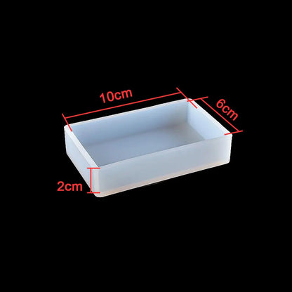 Silicone Cylinder, Hexagon, Square, Rectangle or Cuboid Resin Molds or Candle Making Molds - Different Sizes Available