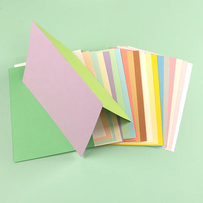 20 Pieces of Card Stock Colored Paper for Scrapbooking
