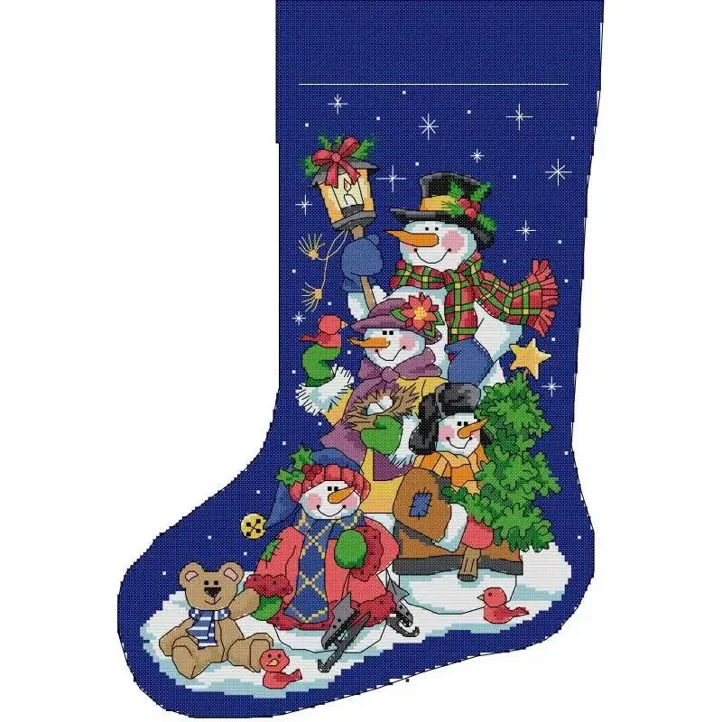 Christmas Stocking Cross Stitch Kits: 11, 14, or 16 CT