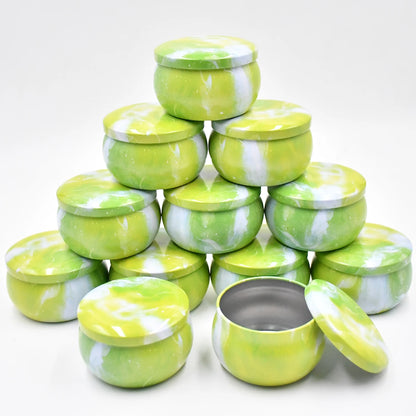 12pcs Empty Candle Tins, 4oz for Candle Making